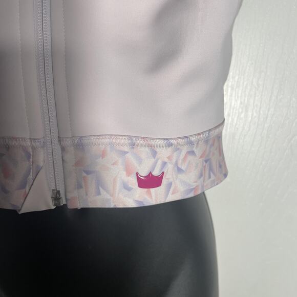 SHEFIT Sports Bra Women 3Luxe Pink Front Zip Adjustable Straps Crossback 110003 - Picture 2 of 8